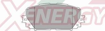 AP XENERGY X41029 - Brake Pad Set, disc brake autospares.lv