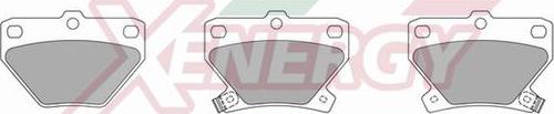 AP XENERGY X41027 - Brake Pad Set, disc brake autospares.lv