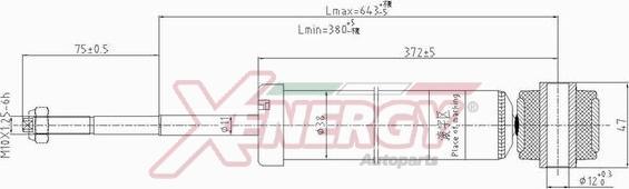 AP XENERGY X411343 - Shock Absorber autospares.lv