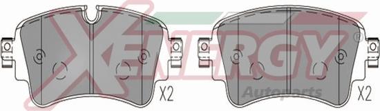 AP XENERGY X41388 - Brake Pad Set, disc brake autospares.lv