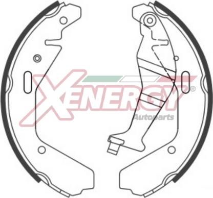 AP XENERGY X50452 - Brake Shoe Set autospares.lv