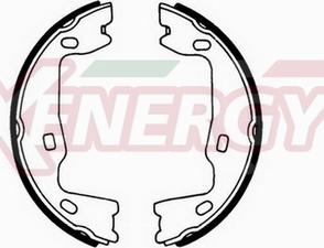 AP XENERGY X50090 - Brake Shoe Set, parking brake autospares.lv