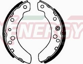 AP XENERGY X50044 - Brake Shoe Set autospares.lv