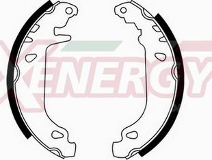 AP XENERGY X50076 - Brake Shoe Set autospares.lv