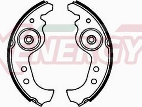 AP XENERGY X50165 - Brake Shoe Set autospares.lv