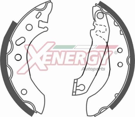 AP XENERGY X50174 - Brake Shoe Set autospares.lv