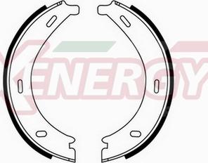 AP XENERGY X50358 - Brake Shoe Set, parking brake autospares.lv