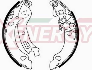 AP XENERGY X50368 - Brake Shoe Set autospares.lv