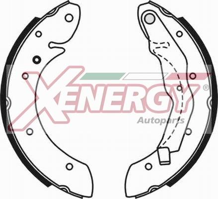 AP XENERGY X50312 - Brake Shoe Set autospares.lv