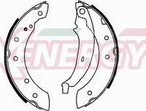 AP XENERGY X50264 - Brake Shoe Set autospares.lv