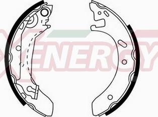 AP XENERGY X50265 - Brake Shoe Set autospares.lv