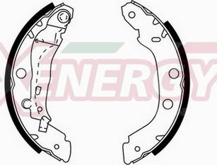 AP XENERGY X50280 - Brake Shoe Set autospares.lv