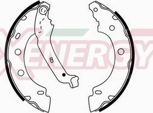 AP XENERGY X50281 - Brake Shoe Set autospares.lv