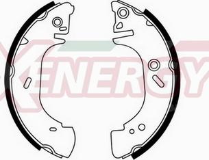 AP XENERGY X50227 - Brake Shoe Set autospares.lv