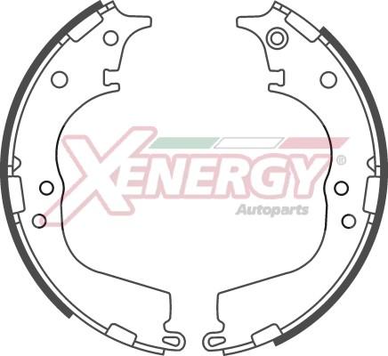 AP XENERGY X50726 - Brake Shoe Set autospares.lv