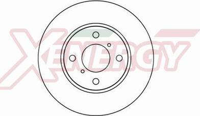 AP XENERGY X601099 - Brake Disc autospares.lv