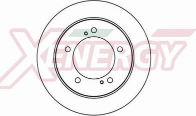 AP XENERGY X601090 - Brake Disc autospares.lv