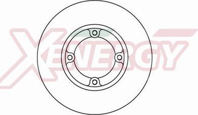 AP XENERGY X601109 - Brake Disc autospares.lv