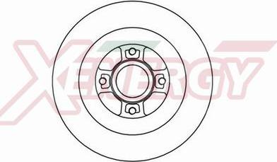 AP XENERGY X601134 - Brake Disc autospares.lv