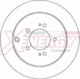 AP XENERGY X601375 - Brake Disc autospares.lv