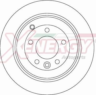 AP XENERGY X602525 - Brake Disc autospares.lv