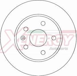 AP XENERGY X602614 - Brake Disc autospares.lv