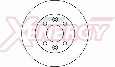 AP XENERGY X602055 - Brake Disc autospares.lv