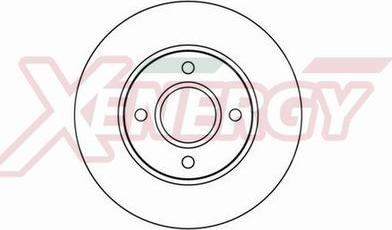 AP XENERGY X602087 - Brake Disc autospares.lv