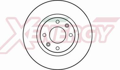 AP XENERGY X602038 - Brake Disc autospares.lv