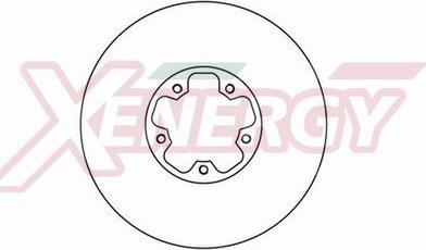 AP XENERGY X602077 - Brake Disc autospares.lv