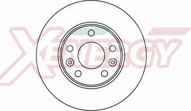 AP XENERGY X602167 - Brake Disc autospares.lv