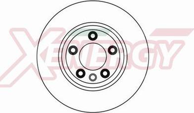 AP XENERGY X602188 - Brake Disc autospares.lv