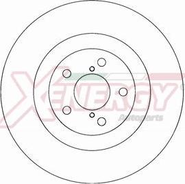 AP XENERGY X602298 - Brake Disc autospares.lv