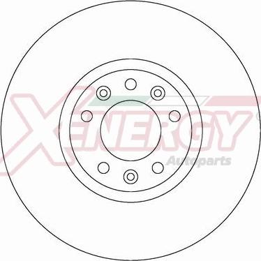 AP XENERGY X602742 - Brake Disc autospares.lv