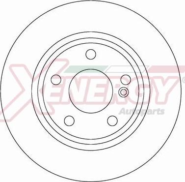 AP XENERGY X602751 - Brake Disc autospares.lv