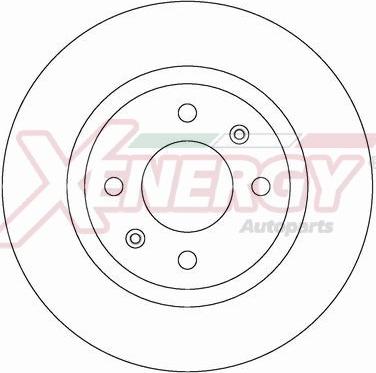 AP XENERGY X602757 - Brake Disc autospares.lv