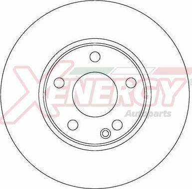 AP XENERGY X602735 - Brake Disc autospares.lv