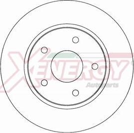 AP XENERGY X602724 - Brake Disc autospares.lv