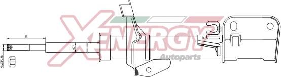 AP XENERGY X620334 - Shock Absorber autospares.lv