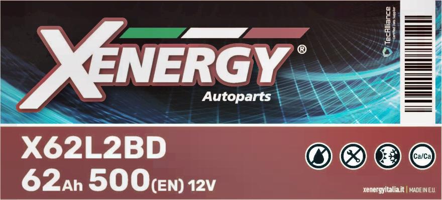 AP XENERGY X62L2BD - Starter Battery autospares.lv