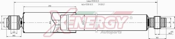 AP XENERGY X094444 - Shock Absorber autospares.lv