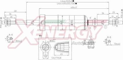 AP XENERGY X041349 - Shock Absorber autospares.lv