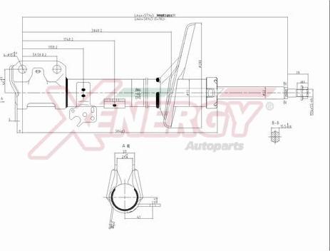 AP XENERGY X041335 - Shock Absorber autospares.lv