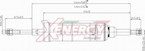 AP XENERGY X042349 - Shock Absorber autospares.lv