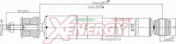 AP XENERGY X047343 - Shock Absorber autospares.lv
