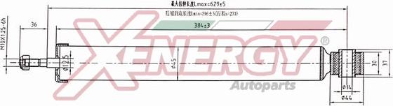 AP XENERGY X067349 - Shock Absorber autospares.lv