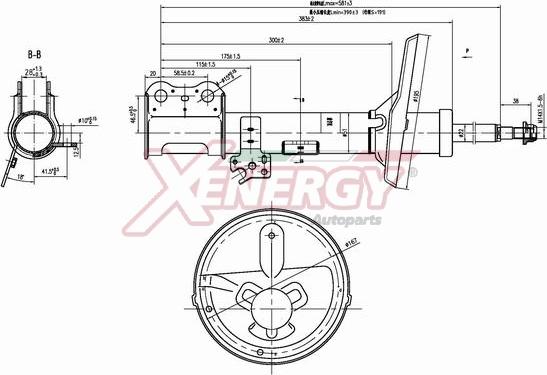 AP XENERGY X0113334 - Shock Absorber autospares.lv