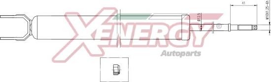 AP XENERGY X084349 - Shock Absorber autospares.lv