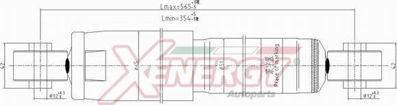 AP XENERGY X084345 - Shock Absorber autospares.lv