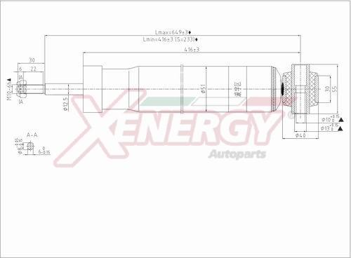 AP XENERGY X085345 - Shock Absorber autospares.lv